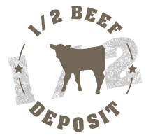 1/2 Beef Deposit