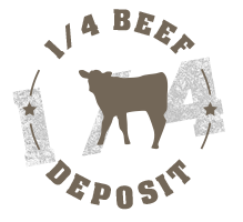 1/4 Beef Deposit